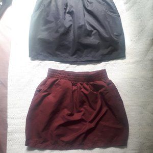 Vintage American Apparel high-waisted mini skirts